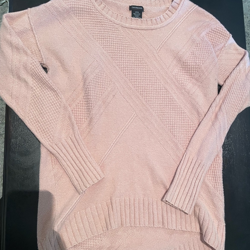 Calvin Klein Jeans Light Pink Crew Neck Sweater